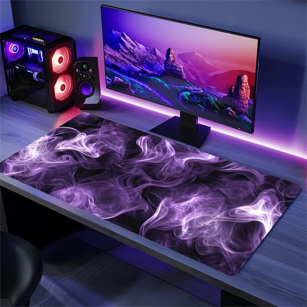Tradescantia Purple - Alfombrilla de Ratón Grande para Juegos
